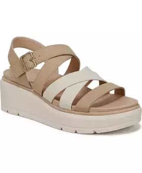 Женские сандалии на платформе Nice Day Max Sun с ремешками Dr. Scholl's, коричневый/бежевый