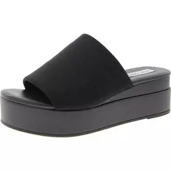 Женские сандалии на платформе с мягкой стелькой и трикотажем Steve Madden, черный