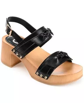 Женские сандалии на платформе Tia Journee Collection, черный