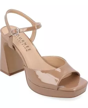 Женские сандалии на платформе Ziarre Journee Collection, цвет Taupe