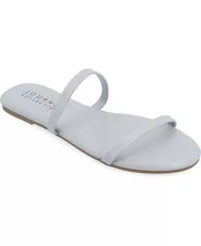 Женские сандалии на плоской подошве Adyrae Journee Collection, синий