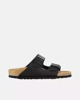 Женские сандалии на плоской подошве Arizona из искусственной кожи Birkenstock, черный