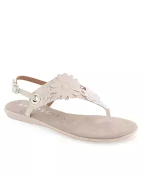 Женские сандалии на плоской подошве Connie с круглым носком Aerosoles, белый