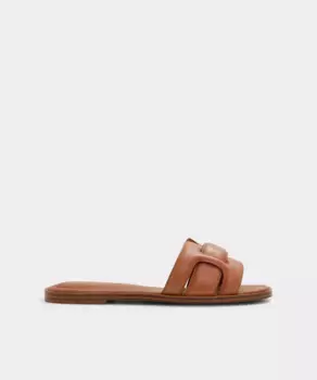 Женские сандалии на плоской подошве из верблюжьей кожи Aldo
