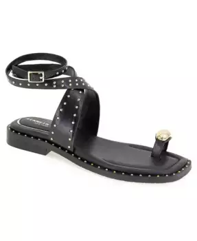 Женские сандалии на плоской подошве Ravenn с квадратным носком Kenneth Cole New York, черный