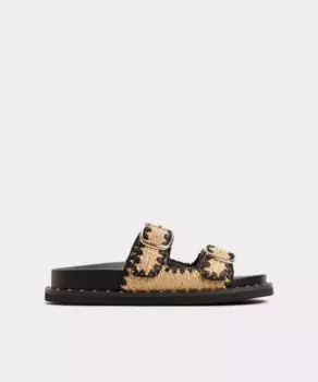 Женские сандалии на плоской подошве с круглым носком Aldo, черный