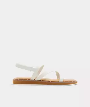 Женские сандалии на плоской подошве с круглым носком Aldo, белый