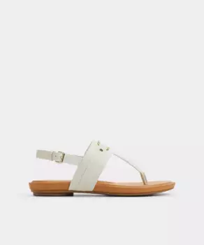 Женские сандалии на плоской подошве с круглым носком Aldo, белый