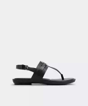 Женские сандалии на плоской подошве с круглым носком Aldo, черный