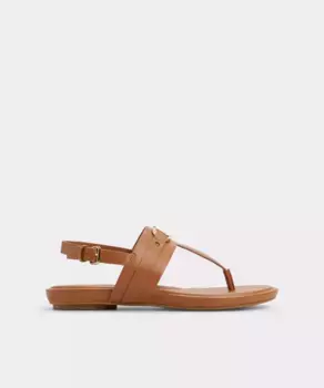Женские сандалии на плоской подошве с круглым носком Aldo, коричневый