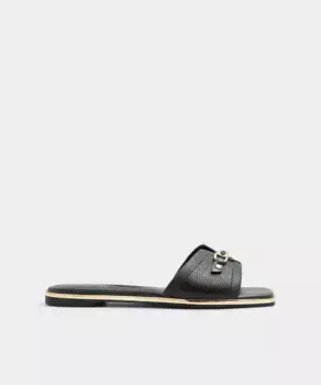 Женские сандалии на плоской подошве с квадратным носком Aldo, черный