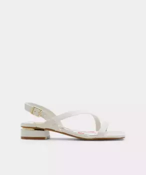 Женские сандалии на плоской подошве с квадратным носком Aldo, белый