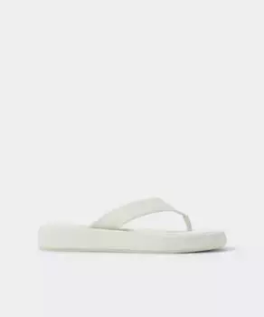 Женские сандалии на плоской подошве с квадратным носком Aldo, белый