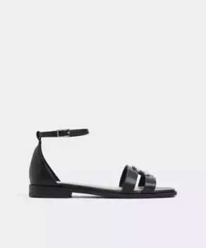 Женские сандалии на плоской подошве с квадратным носком Aldo, черный