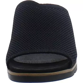 Женские сандалии на плоской подошве с удобной стелькой и искусственной стелькой EILEEN FISHER, черный