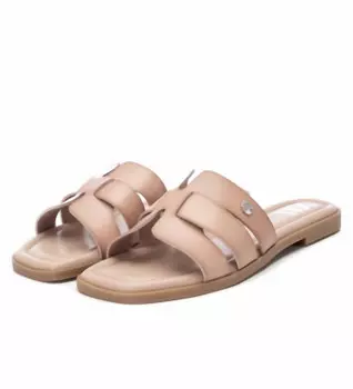 Женские сандалии на плоской подошве темно-серого цвета Xti