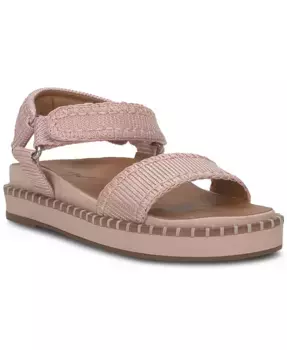Женские сандалии на плоской подошве Ullaniah с простроченной стелькой Lucky Brand, розовый
