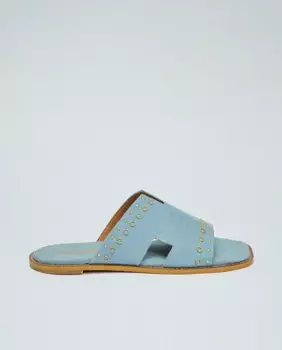 Женские сандалии на плоской подошве в стиле ковбой Salsa Jeans, синий