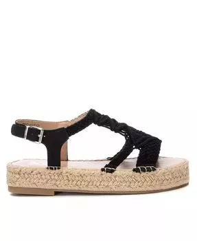 Женские сандалии на плоской подошве XTI, черный