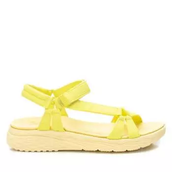 Женские сандалии на плоской подошве желтого цвета Xti