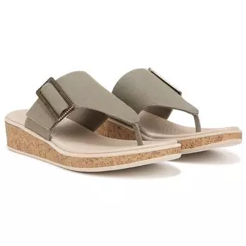 Женские сандалии на средней/широкой танкетке Bay Bzees, зеленый