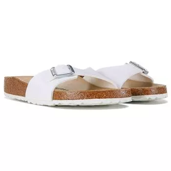 Женские сандалии на стельке Madrid Birkenstock, белый