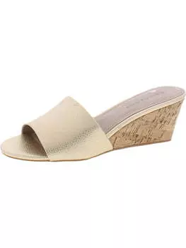 Женские сандалии на танкетке Nallahh Cork Slip On Charter Club, цвет champagne