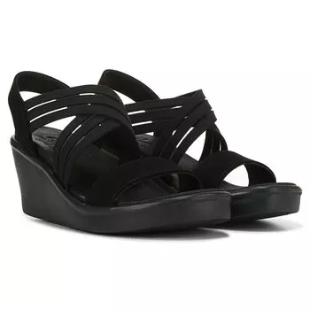 Женские сандалии на танкетке Rumble On Day Flirt Skechers, черный