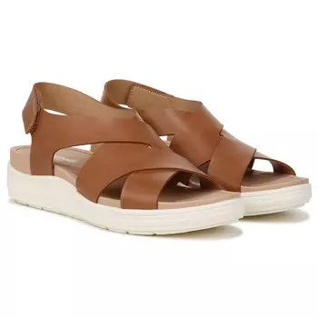 Женские сандалии на танкетке Time Off Sea Dr. Scholl'S, коричневый