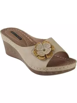 Женские сандалии Naples из искусственной кожи в стиле Lifestyle Slide Good Choice, цвет natural