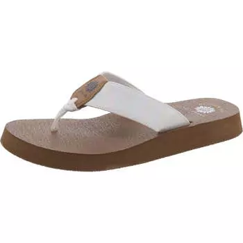 Женские сандалии Navin Slip On Flip-Flops Yellow Box, белый/мультиколор