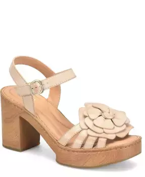 Женские сандалии Nectar с квадратным носком Born, коричневый/бежевый