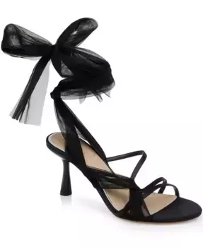 Женские сандалии Norris Stiletto Jewel Badgley Mischka, черный