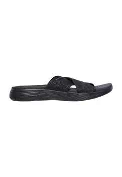 Женские сандалии O-T-G Сандалии на плоской подошве для женщин SKECHERS, цвет Bbk Black Textile