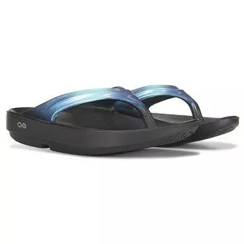 Женские сандалии OOlala Luxe вьетнамки Oofos, цвет atlantis