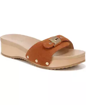 Женские сандалии Original Too Slide на платформе Dr. Scholl's, коричневый