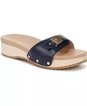Женские сандалии Original Too Slide на платформе Dr. Scholl's, синий