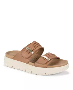 Женские сандалии Origins Haliah Slide Slip-On Baretraps, коричневый/бежевый