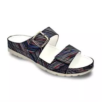 Женские сандалии Palma в черную полоску revere