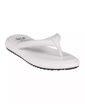 Женские сандалии Parisa Thong Slide Flat GC Shoes, белый