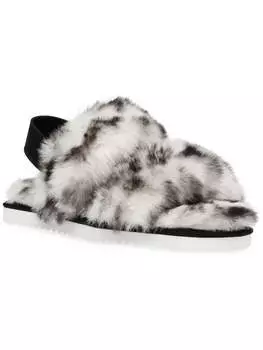 Женские сандалии Pattel из искусственного меха с ремешками на плоской подошве Dolce Vita, цвет leopard