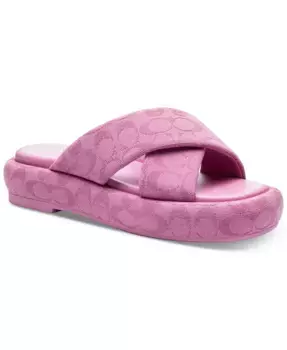 Женские сандалии Penelope Crisscross COACH, розовый