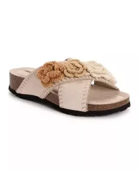 Женские сандалии Penelope с перекрестными ремешками MUK LUKS, бежевый