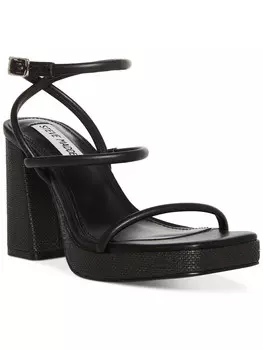Женские сандалии Pennie из искусственной кожи на платформе с открытой пяткой Steve Madden, черный