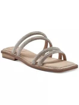 Женские сандалии Peomi из микрозамши с открытым носком Vince Camuto, цвет tortilla/microsuede