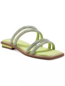 Женские сандалии Peomi из микрозамши с открытым носком Vince Camuto, цвет lime/microsuede