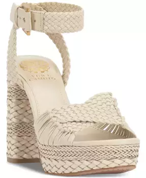 Женские сандалии Pessa на платформе с плетением Vince Camuto, белый