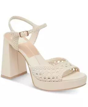 Женские сандалии Peyten Woven на платформе, комплект из двух частей Dolce Vita, фиолетовый