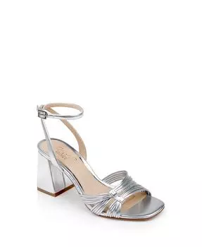 Женские сандалии под платье Michelle Jewel Badgley Mischka, серебро