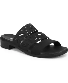 Женские сандалии Poppy на блочном каблуке, моющиеся LifeStride, черный